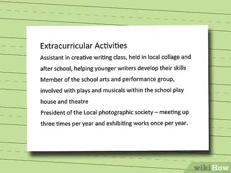 Image titled Write a College Resume Step 6