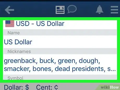 Image titled Use the XE Currency App Step 10