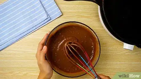 Image titled Make Brownie Pancakes Using a Cast Iron Skillet Step 9