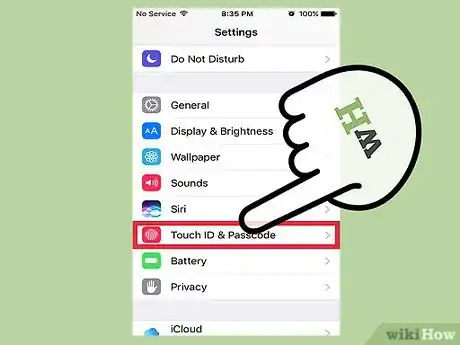Image titled Disable iOS 10 Lock Screen Widgets Step 2