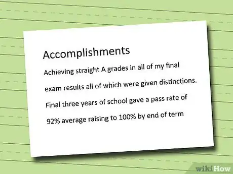 Image titled Write a College Resume Step 7