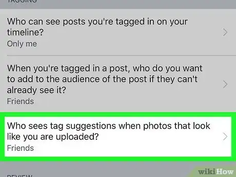 Image titled Not Get Tagged on Facebook on an iPhone or iPad Step 10