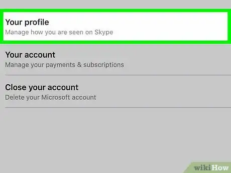 Image titled Find Your Skype ID on iPhone or iPad Step 7