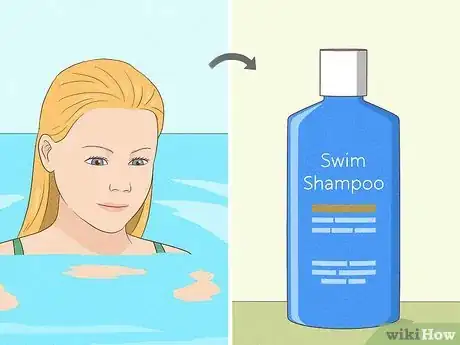 Image titled Get Rid of Green Hair from Swimming Step 1
