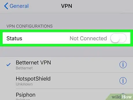 Image titled Disable a VPN on iPhone or iPad Step 7