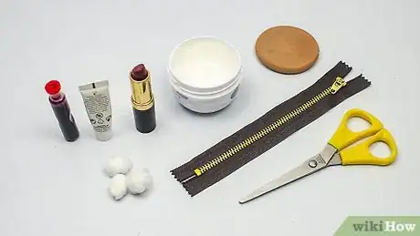Image titled Do Zipper Face Makeup Step 1