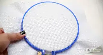 Mount Fabric in an Embroidery Hoop