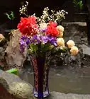 Arrange Flowers in a Large Vase