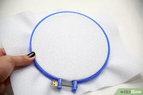 Image titled Mount Fabric in an Embroidery Hoop Final