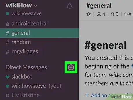 Image titled Direct Message on Slack on PC or Mac Step 2