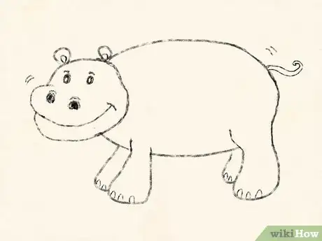 Image titled Draw a Cartoon Hippo Step 5