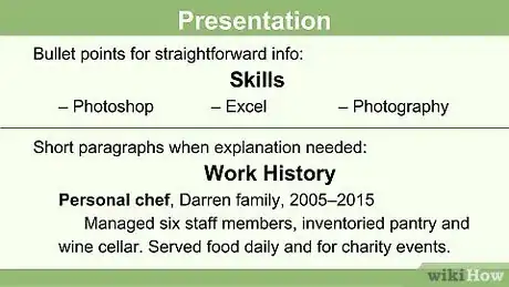 Image titled Write a Neat Resume Step 8