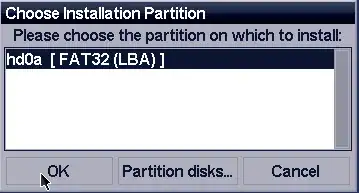 Image titled Visopsys_PartitionSelect.png