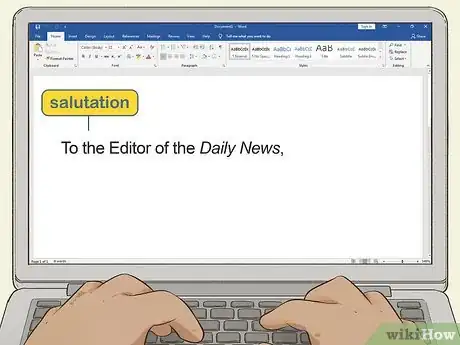 Image titled Start a Letter to the Editor Step 5