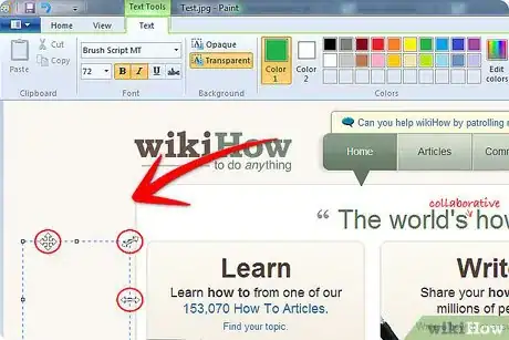 Image titled Create Annotated Screenshots Using Windows Paint Step 8
