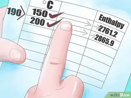 Image titled Look up and Interpolate Enthalpy Values for Water Using Steam Tables Step 10