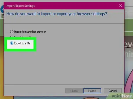 Image titled Import and Export Bookmarks Step 10