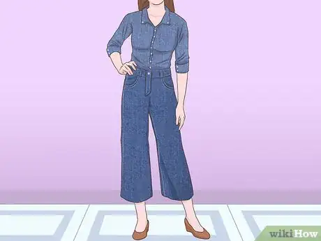 Image titled Wear Denim Culottes Step 4