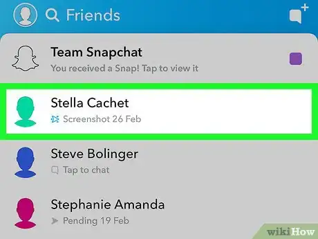 Image titled Know if Someone Is Online on Snapchat Step 4