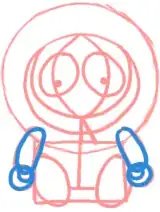 Image titled Draw Kenny Arms Step 6