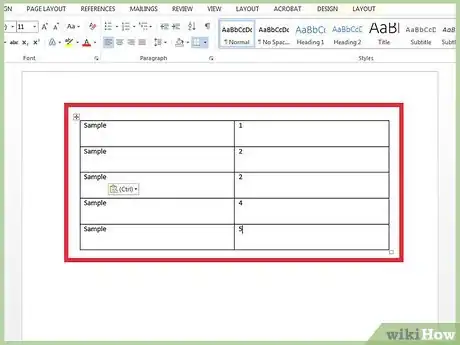 Image titled Add Another Row in Microsoft Word Step 1