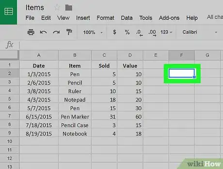 Image titled Remove Duplicates on Google Sheets on PC or Mac Step 3