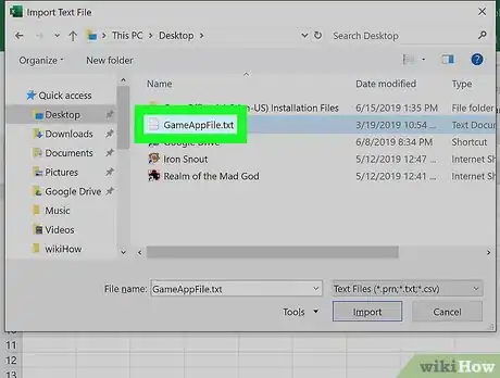 Image titled Convert Text Files to Excel Step 10