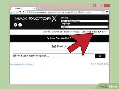 Image titled Contact Max Factor Step 1