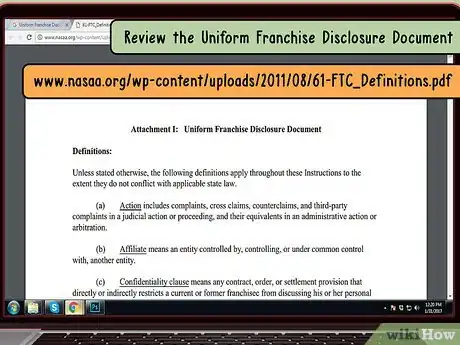 Image titled Create Disclosure Statements for a Franchise Step 19