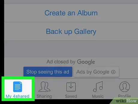 Image titled Use 4shared Mobile on iOS Step 18