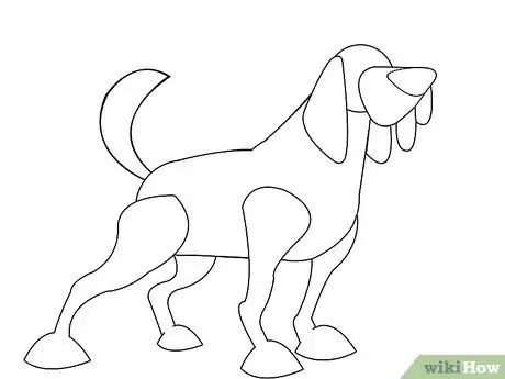 Image titled Draw a Hound Dog Step 6