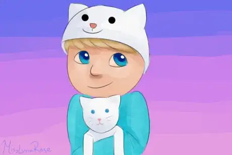 Image titled Boy Wears Cat Hat.png