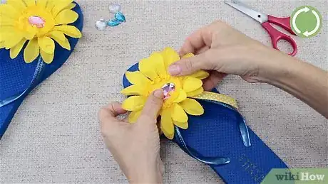 Image titled Make Flower Flip Flops Step 7