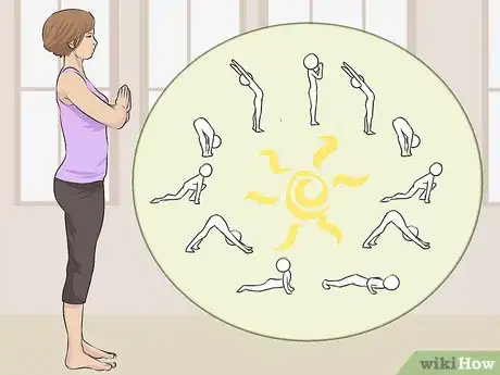 Image titled Do Standing Splits at the Wall in Yoga Step 3