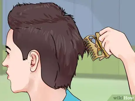 Image titled Cut a Faux Hawk Step 15