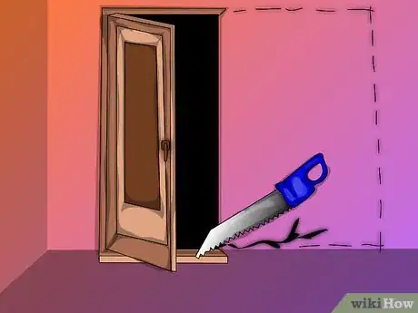 Image titled Frame a Pocket Door Step 4