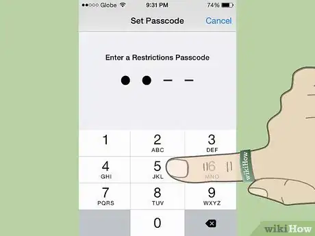 Image titled Block Safari on iPhone or iPod Touch Step 4