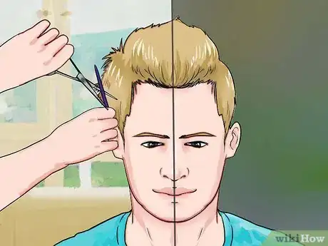 Image titled Cut a Faux Hawk Step 13