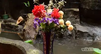 Arrange Flowers in a Large Vase