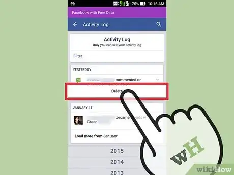 Image titled Delete Comments or Posts on Facebook on the Facebook App Step 10