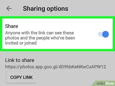 Image titled Share a Google Photos Album on Android Step 6