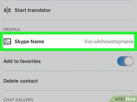 Image titled Find Skype Usernames on iPhone or iPad Step 5