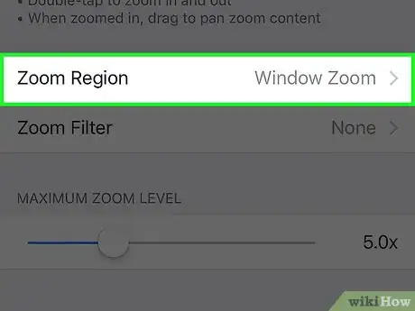 Image titled Change the Region That an iPhone Zooms Into Step 6