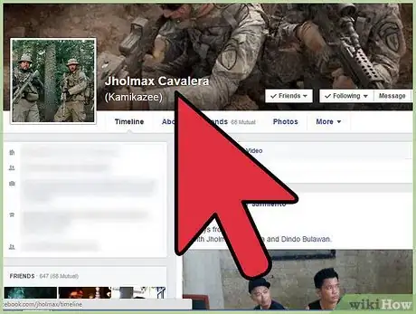 Image titled Start a Conversation with a Guy on Facebook Step 1