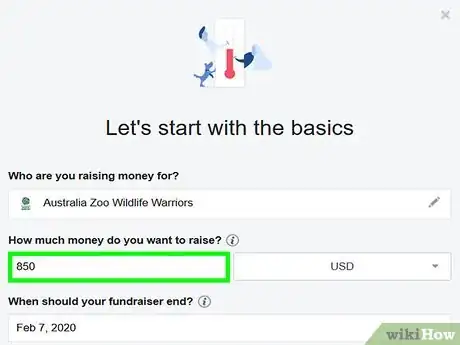 Image titled Start a Fundraiser on Facebook Step 6