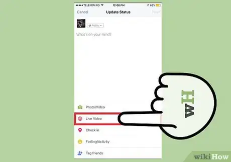 Image titled Stream Video with Facebook Live Step 4