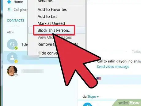 Image titled Block a Skype Contact Step 2