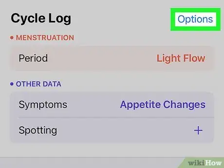 Image titled Track Your Mentrual Cycle in the iPhone Health App Step 20