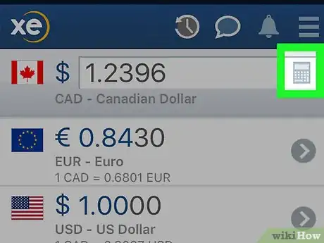 Image titled Use the XE Currency App Step 12