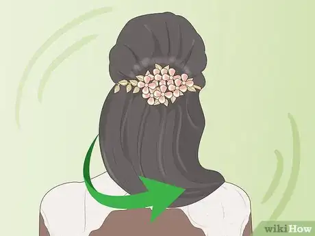 Image titled Pick a Half Up Wedding Hairstyle Step 11